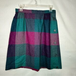Vintage Barclay Square Multi Colored Skirt